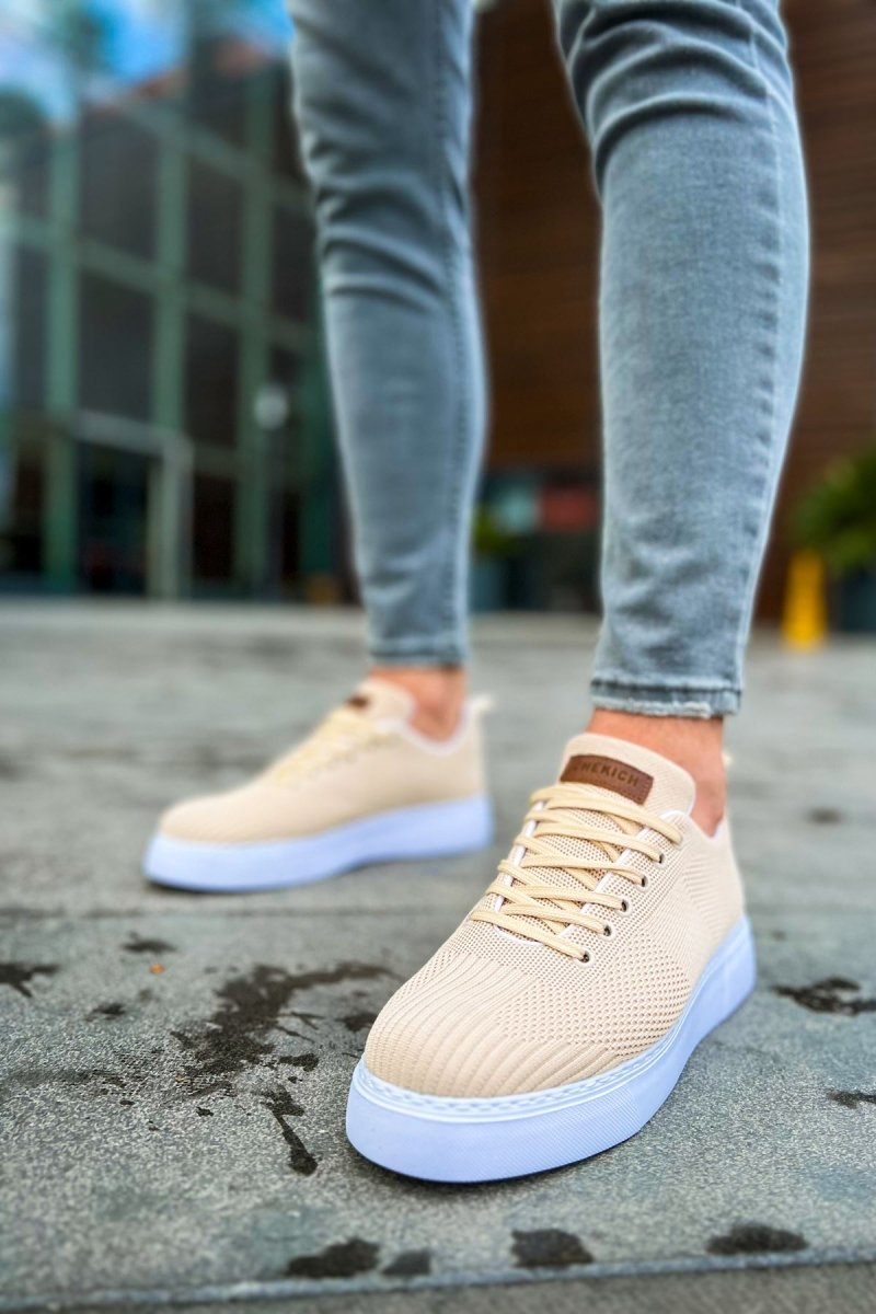 CH413 - TBT Crew Men Sneaker KREM - chekich.com