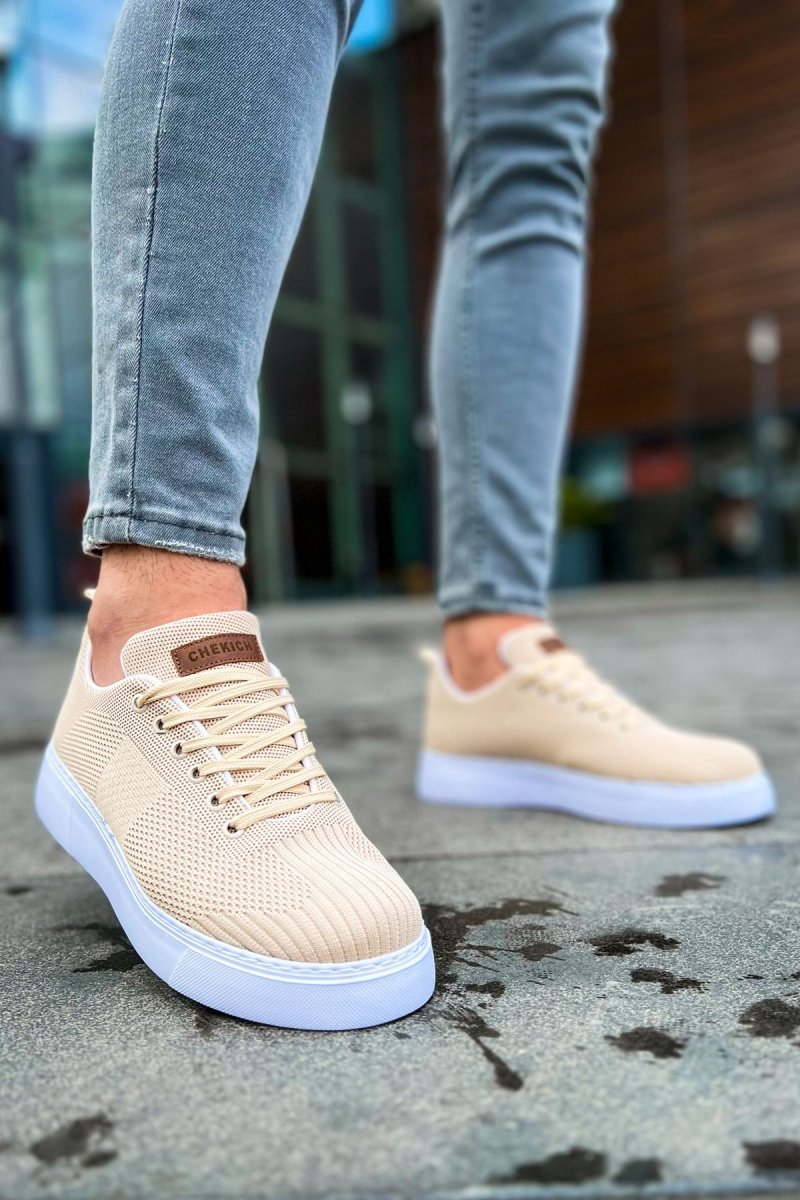 CH413 - TBT Crew Men Sneaker KREM - chekich.com